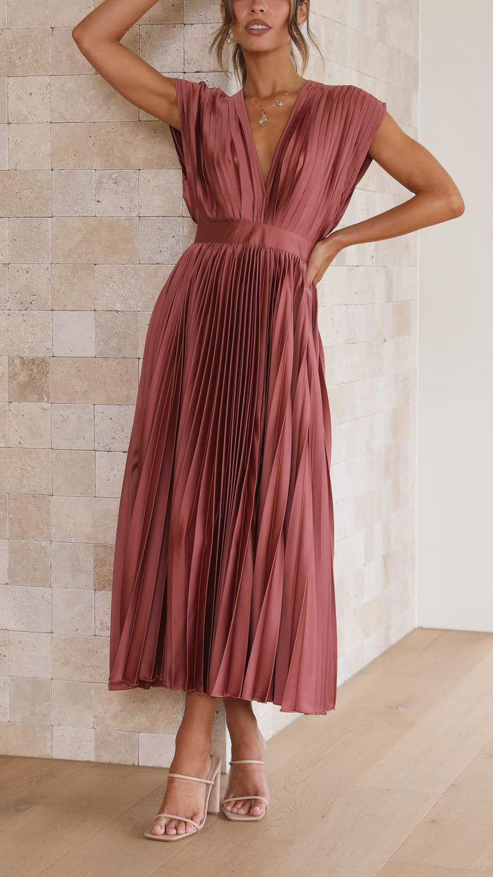 Zara - Lyonique Robe Plissée Chic