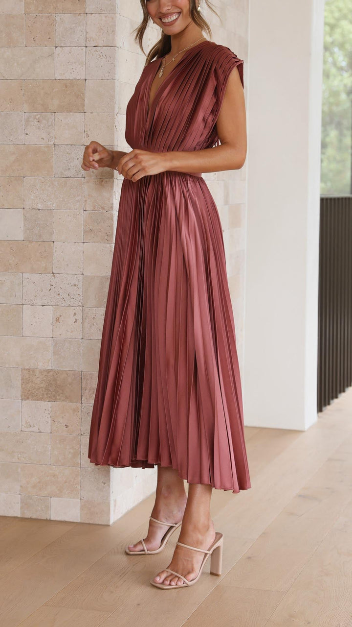 Zara - Lyonique Robe Plissée Chic