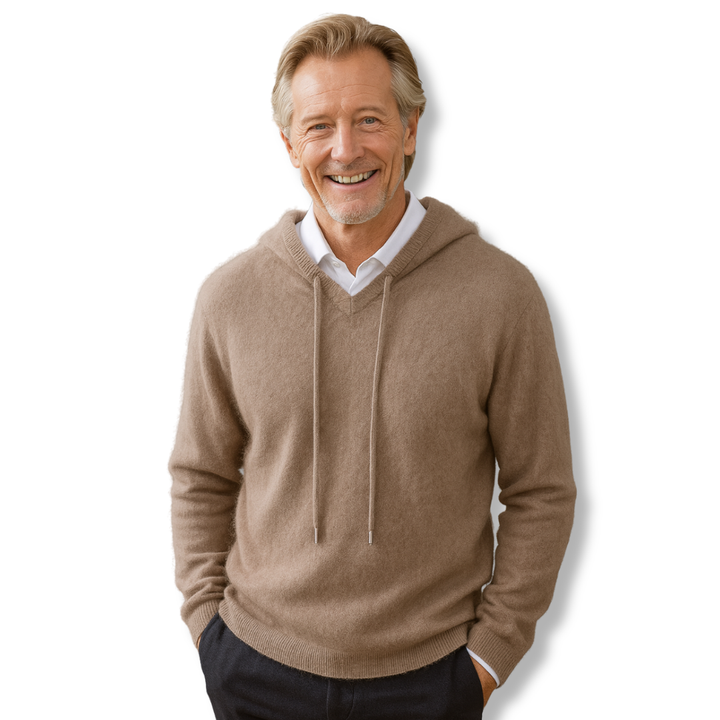 Simon | Sweat à Capuche en Cachemire Premium