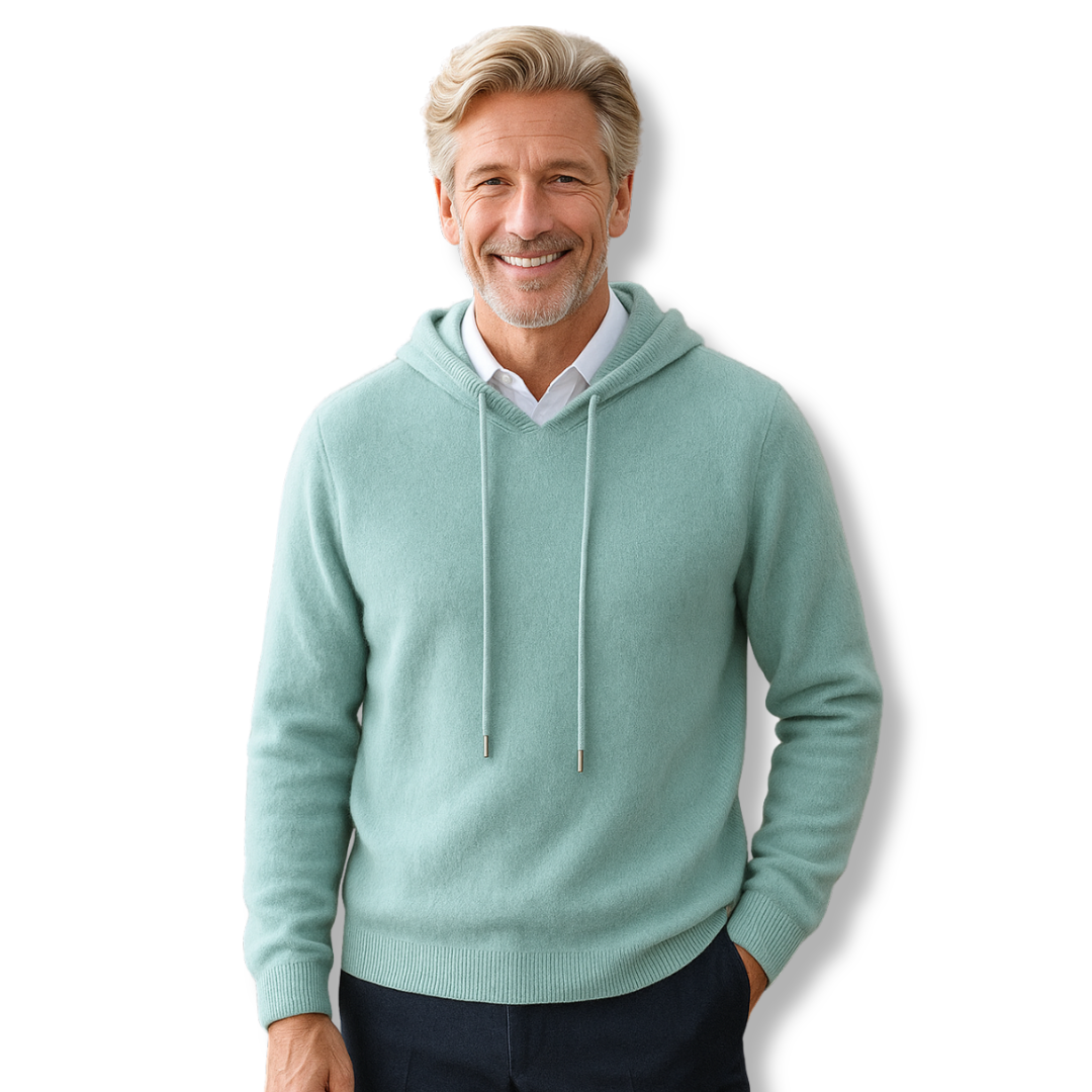 Simon | Sweat à Capuche en Cachemire Premium