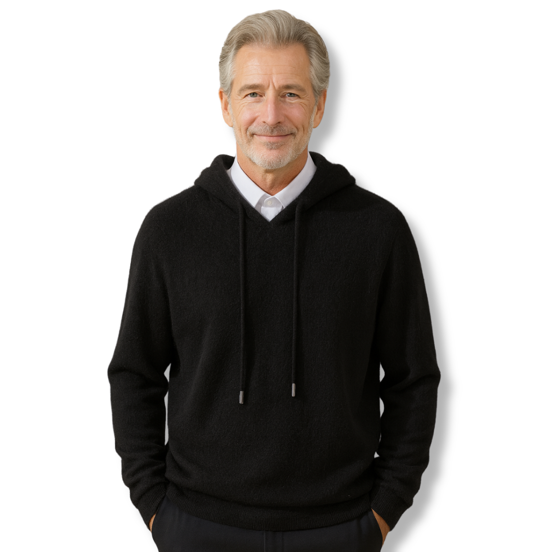 Simon | Sweat à Capuche en Cachemire Premium