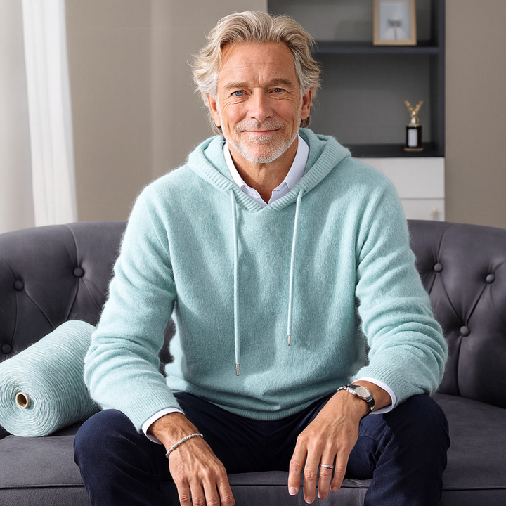 Simon | Sweat à Capuche en Cachemire Premium