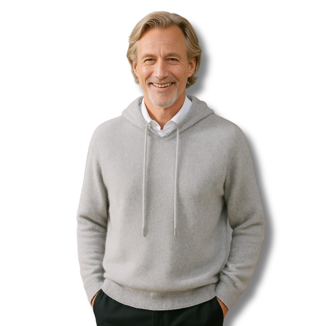 Simon | Sweat à Capuche en Cachemire Premium