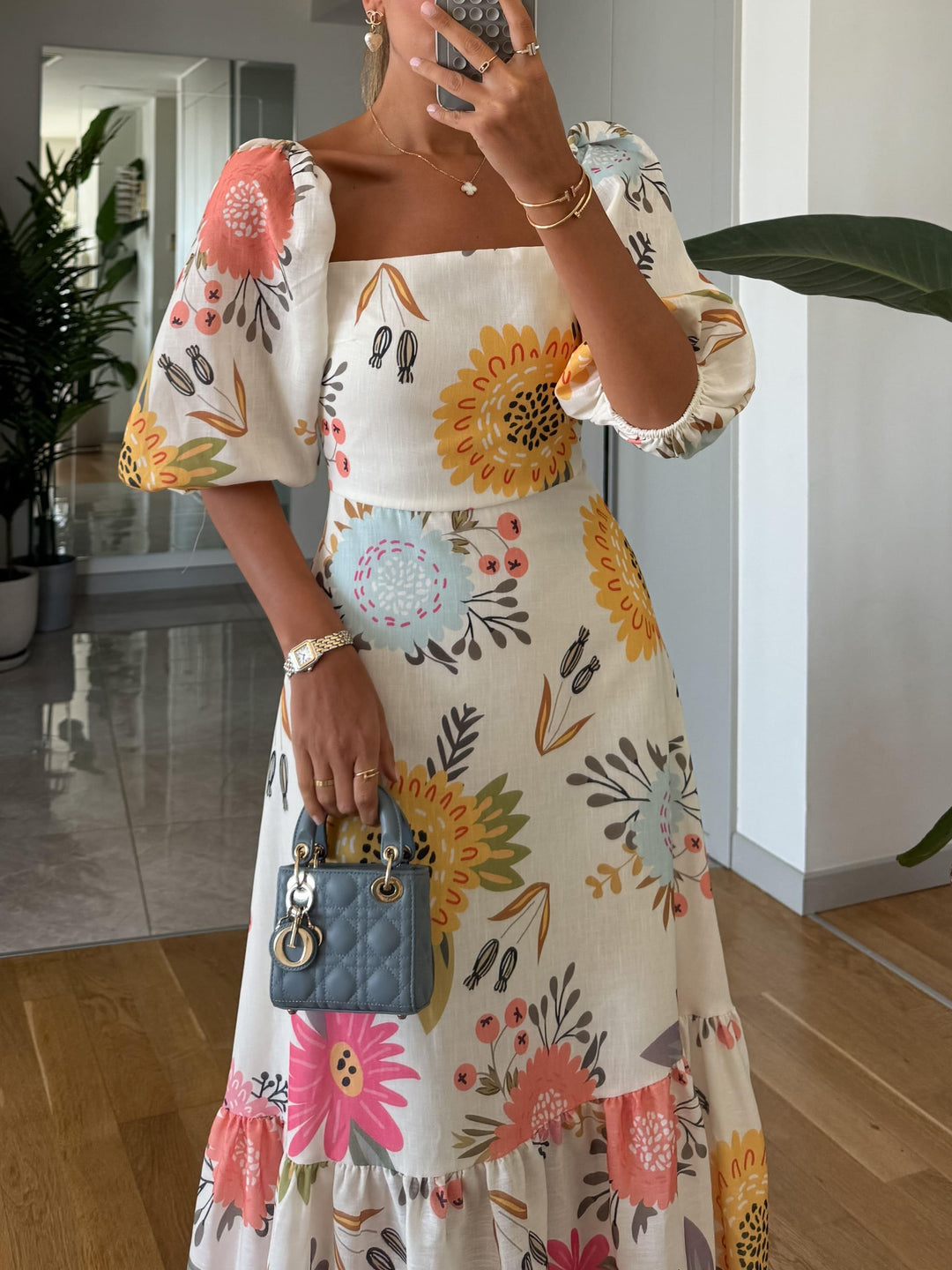Vivienne | Robe Midi Florale Chic