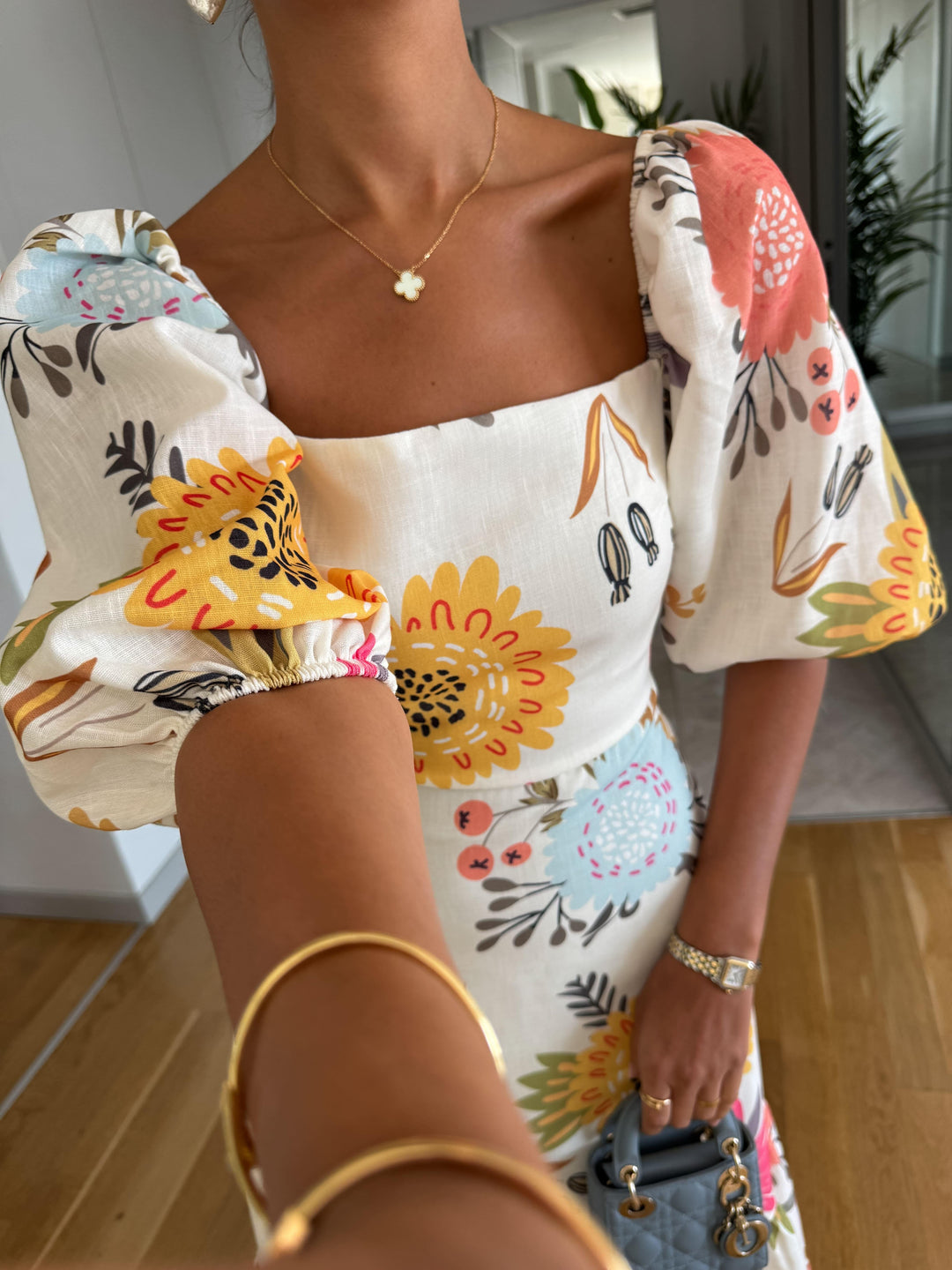 Vivienne | Robe Midi Florale Chic