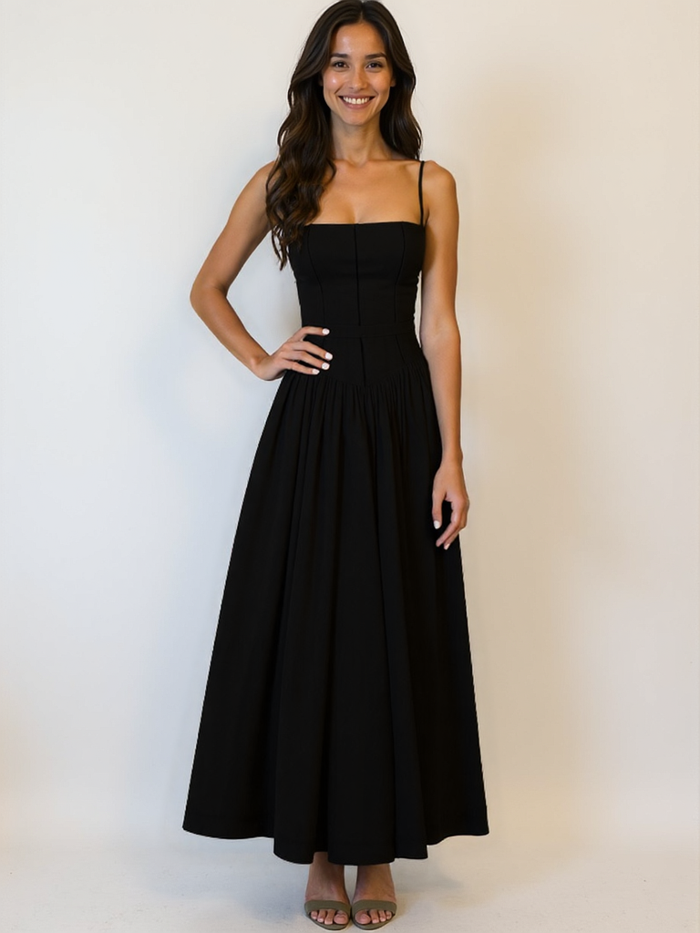 Adrienne | Robe longue en coton