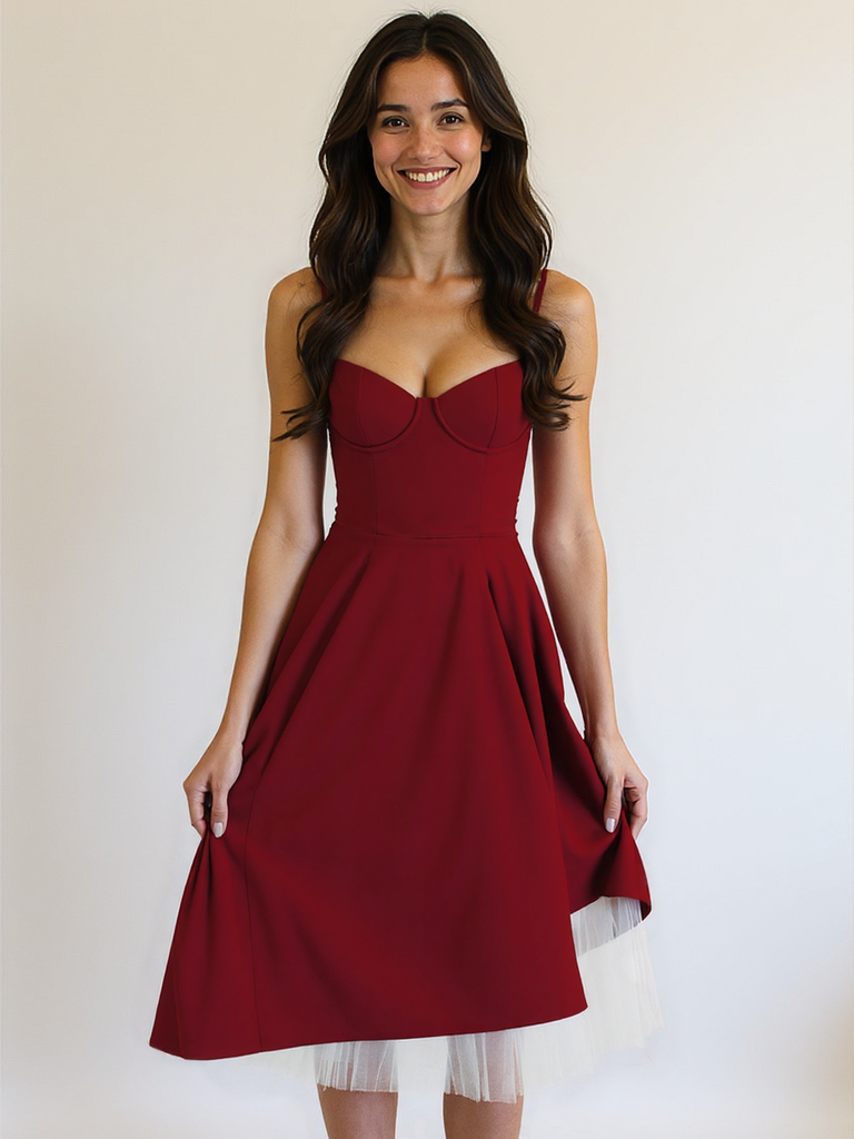 Sibyla | Robe Midi en Tulle