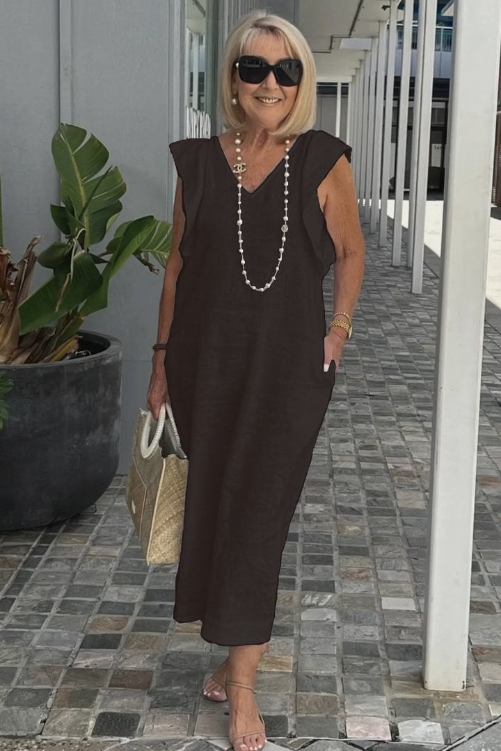 Aurore | Robe Lin Élégante