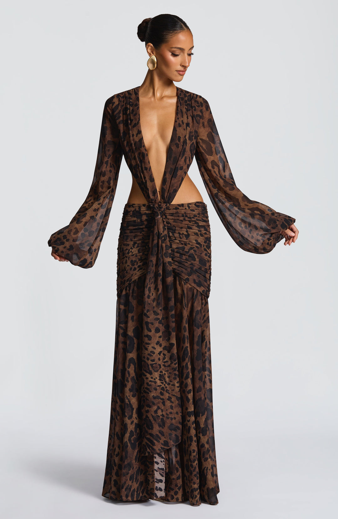 Maëlyne | Robe Longue Léopard