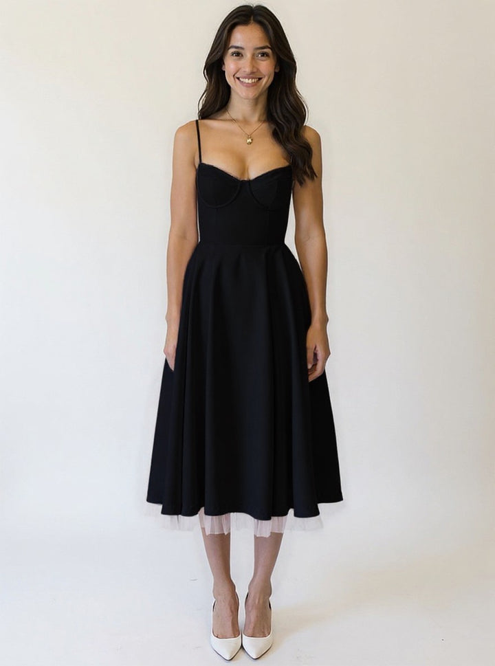 Sibyla | Robe Midi en Tulle