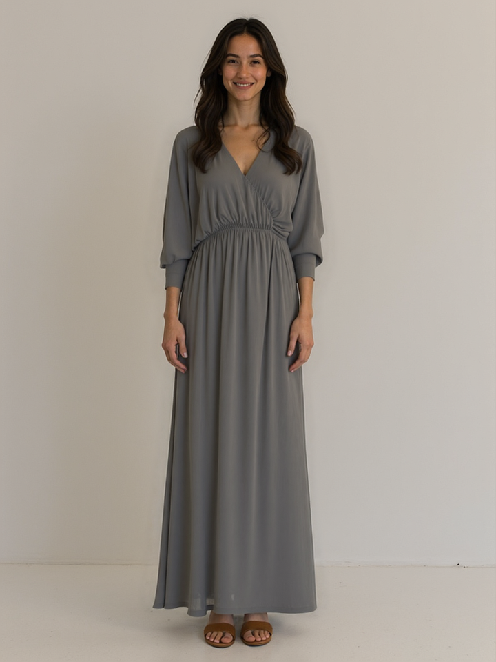 Véronique | Élégante robe longue été