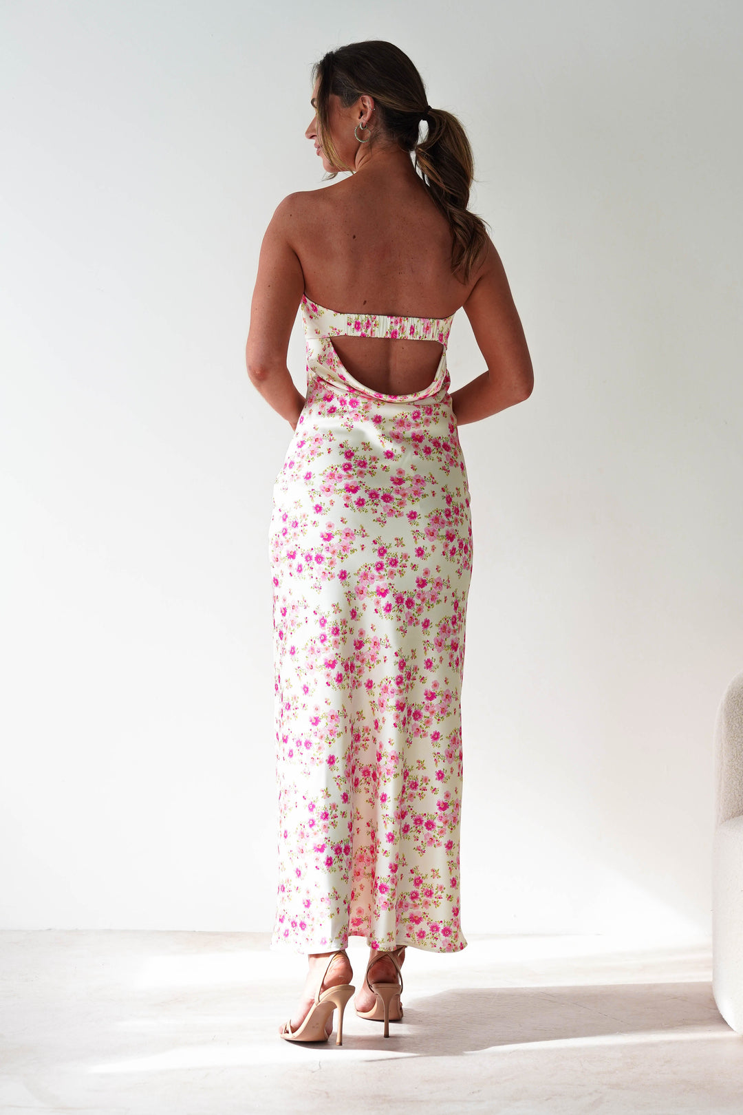 Raina | Robe Longue à Imprimé Floral