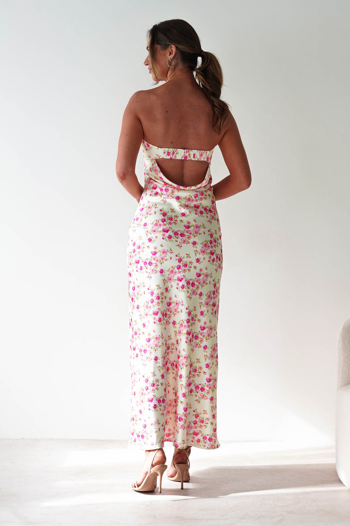 Raina | Robe Longue à Imprimé Floral
