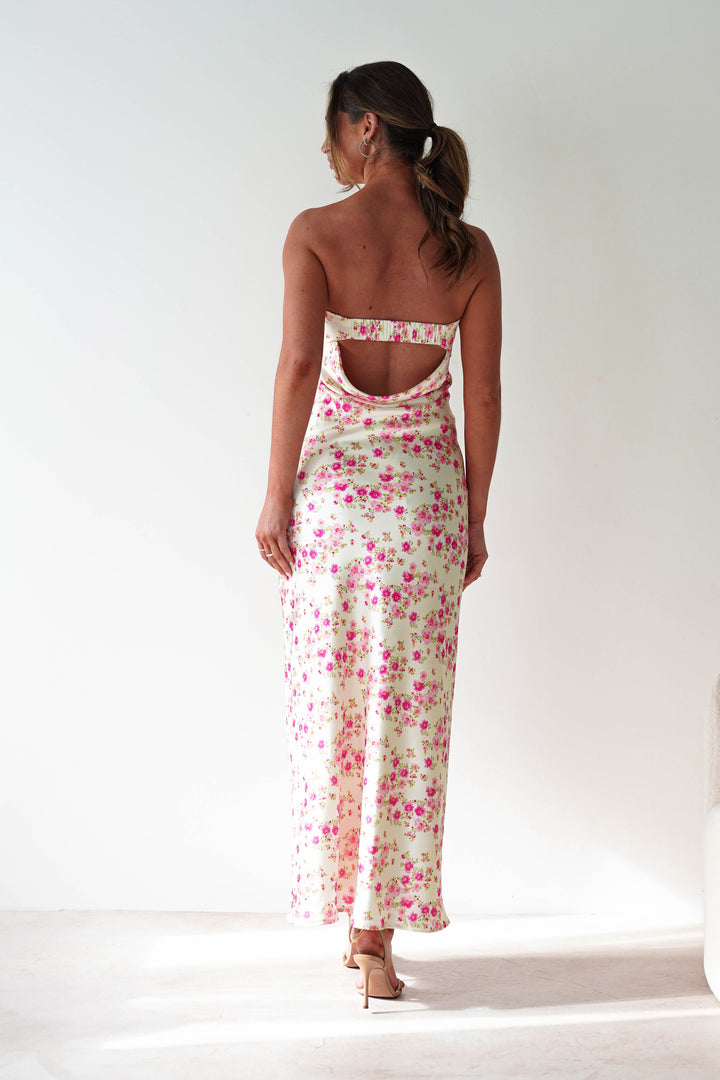 Raina | Robe Longue à Imprimé Floral