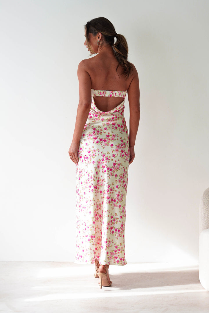 Raina | Robe Longue à Imprimé Floral