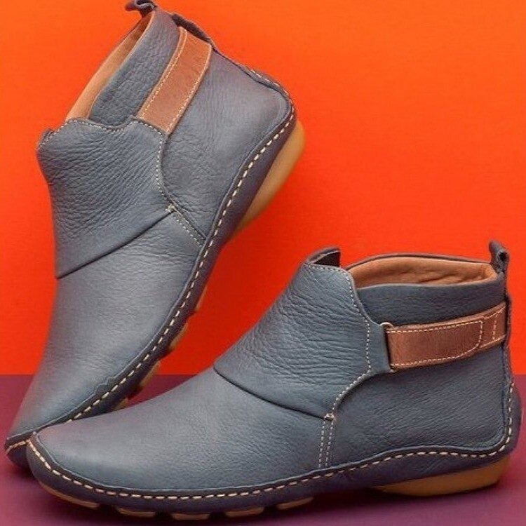 Mallaury | Bottines Élégantes en Cuir Véritable