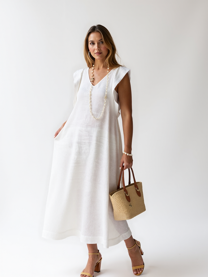 Aurore | Robe Lin Élégante