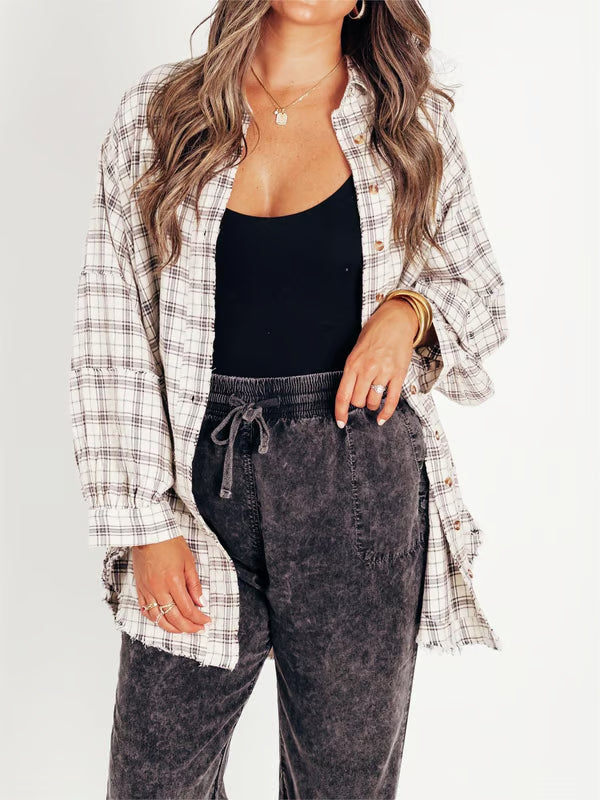 Louise | Veste Chemise Oversize Élégante
