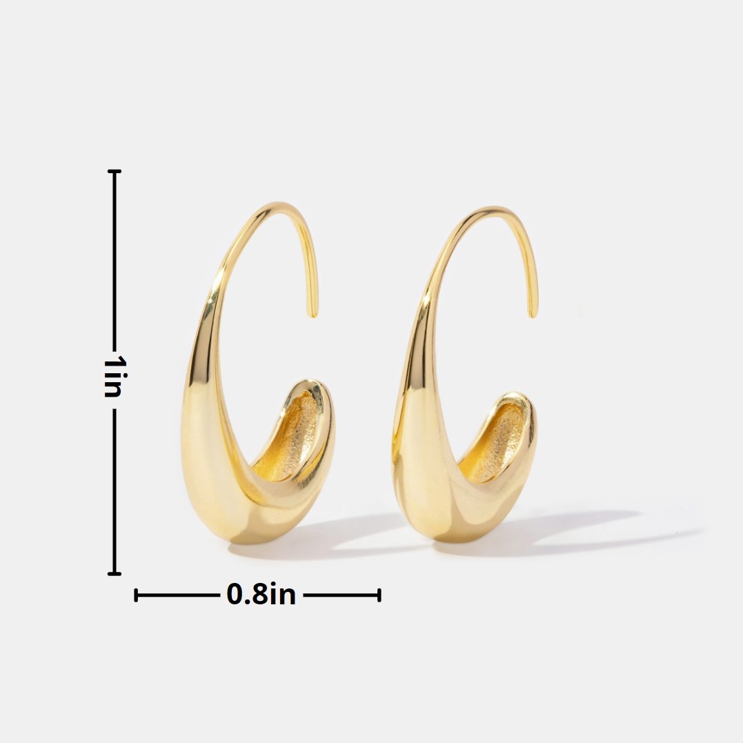 Cina - Boucles d'oreilles en forme de goutte