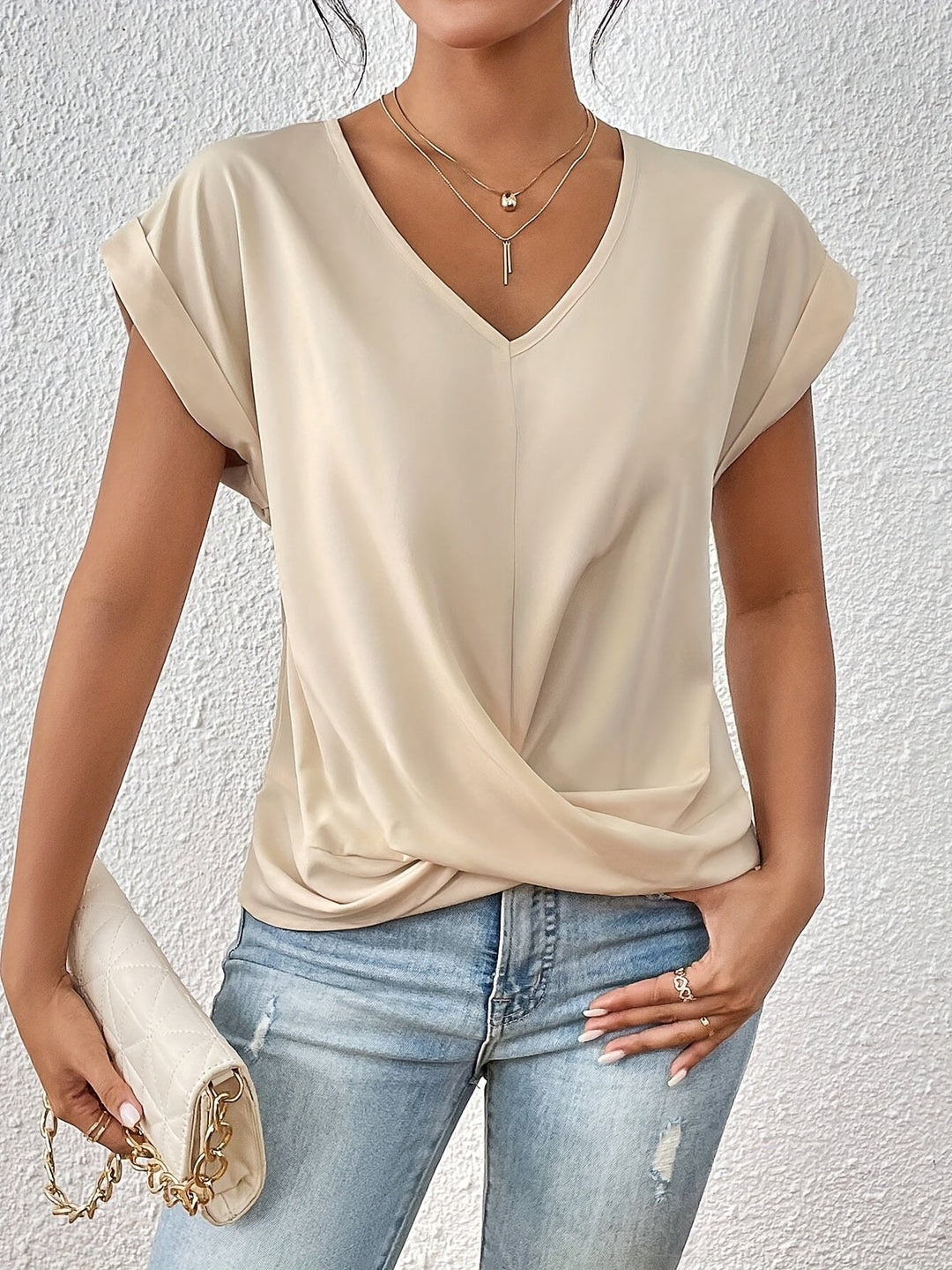 Cleo - T-shirt Décontracté Élégant (1 + 1 Gratuit)
