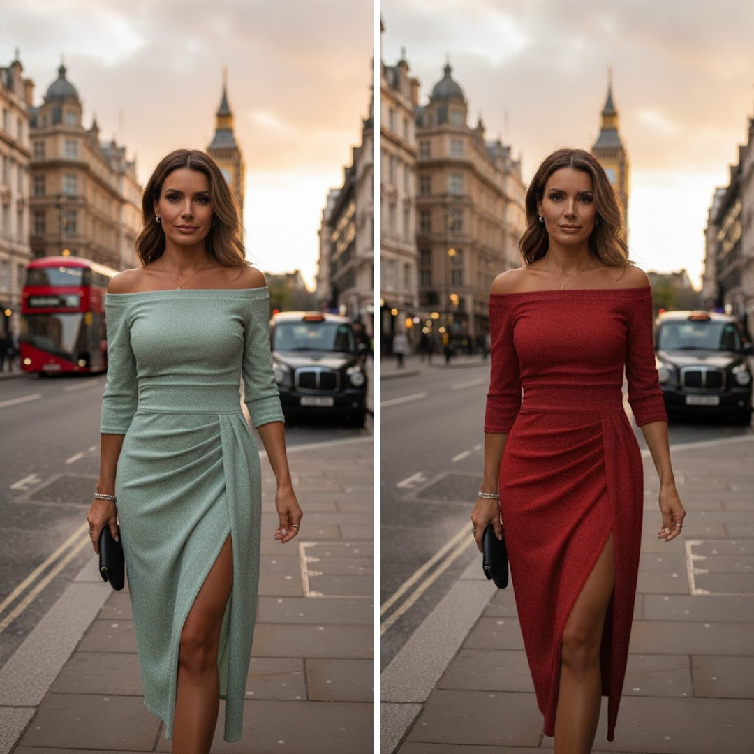 Léana | Robe Halter Maxifluidité Élégante