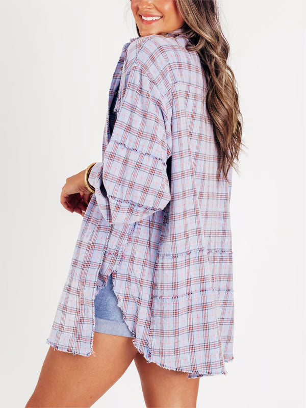 Louise | Veste Chemise Oversize Élégante