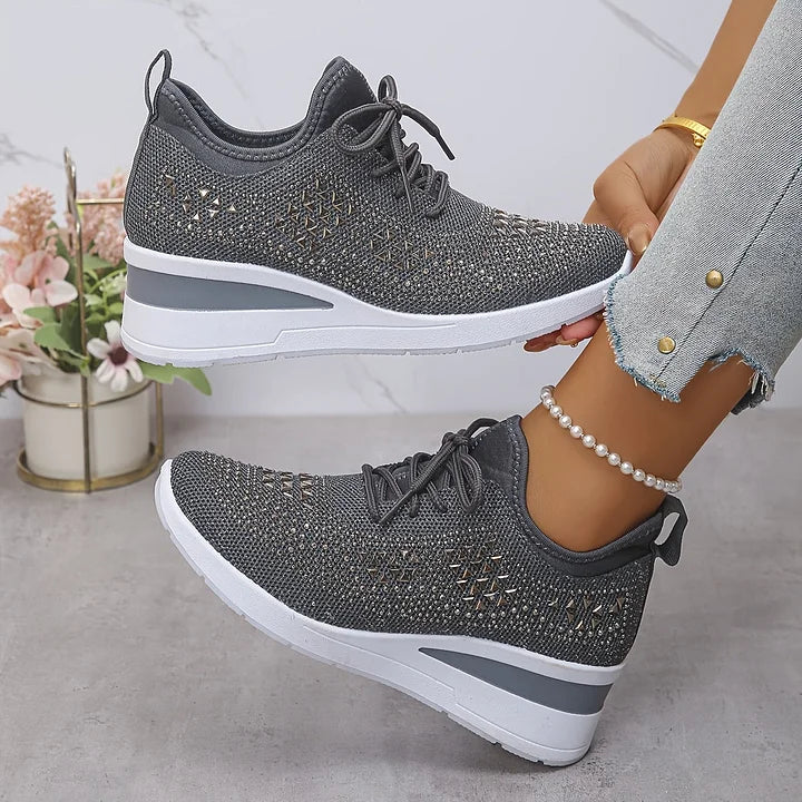 Camille | Éclat Baskets Orthopédiques Pailletées