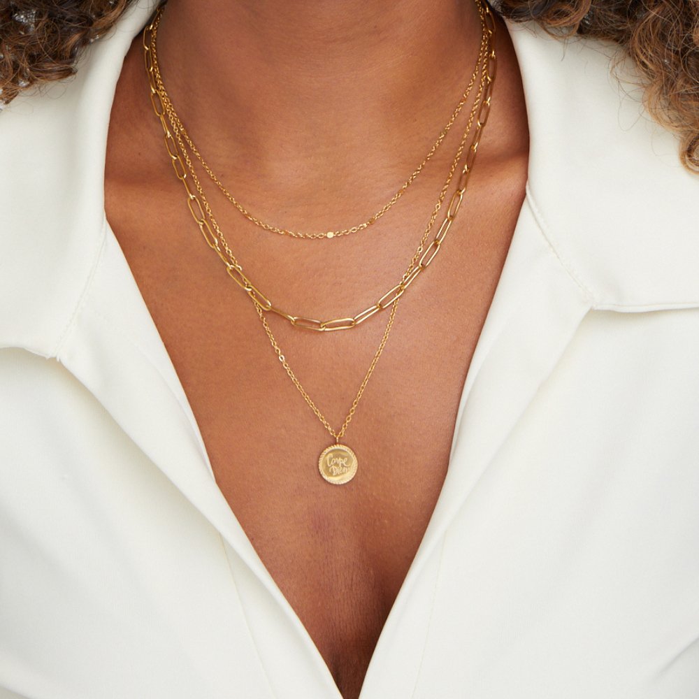Collier à maillons Janie Coin
