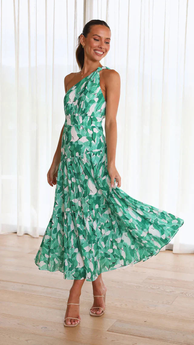Alaine | Élégancia Robe Asymétrique Chic