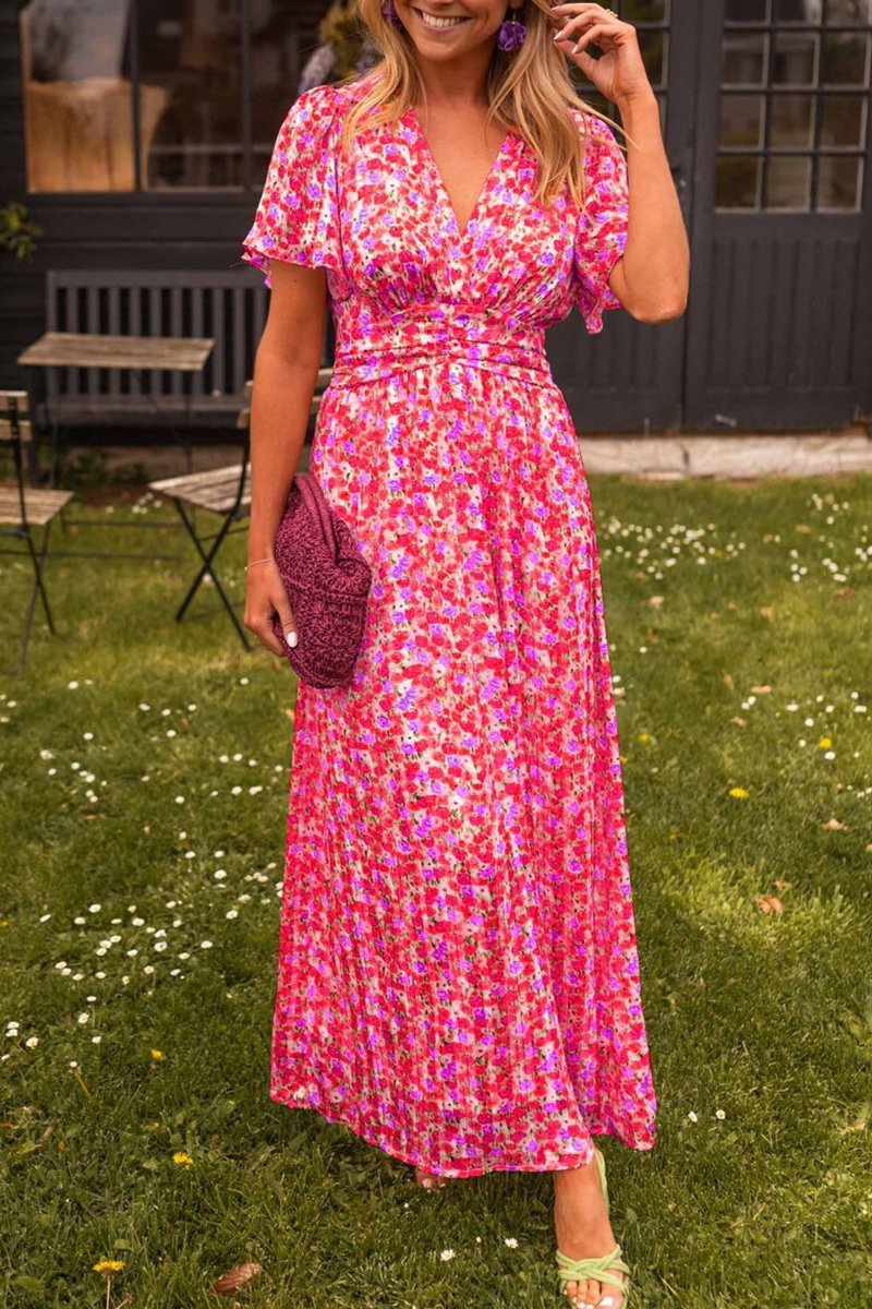 Pauline - Robe Florale Romantique