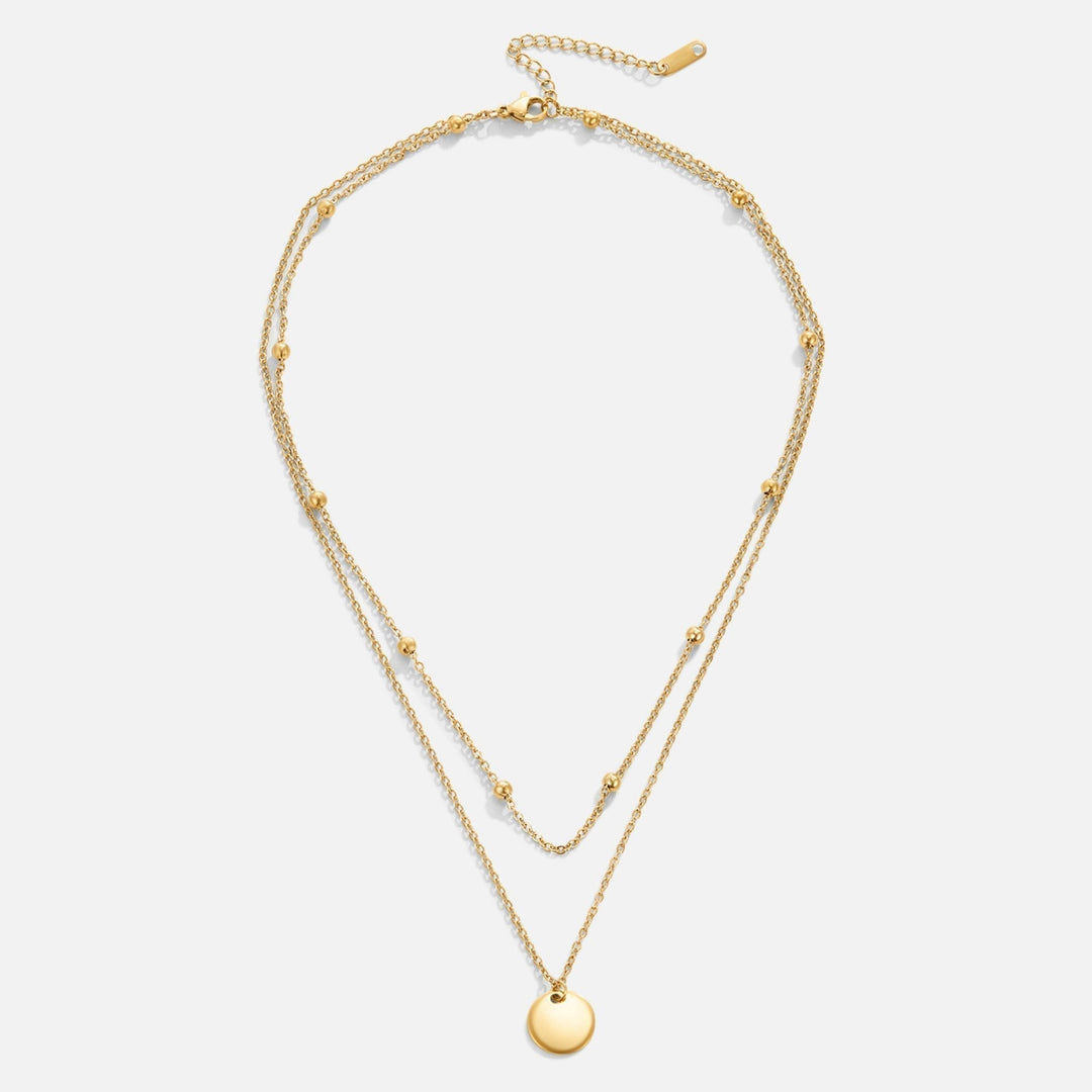 Collier à plaques empilées