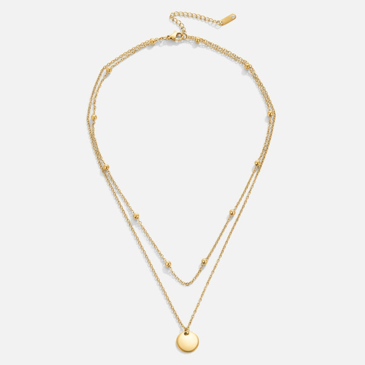 Collier à plaques empilées