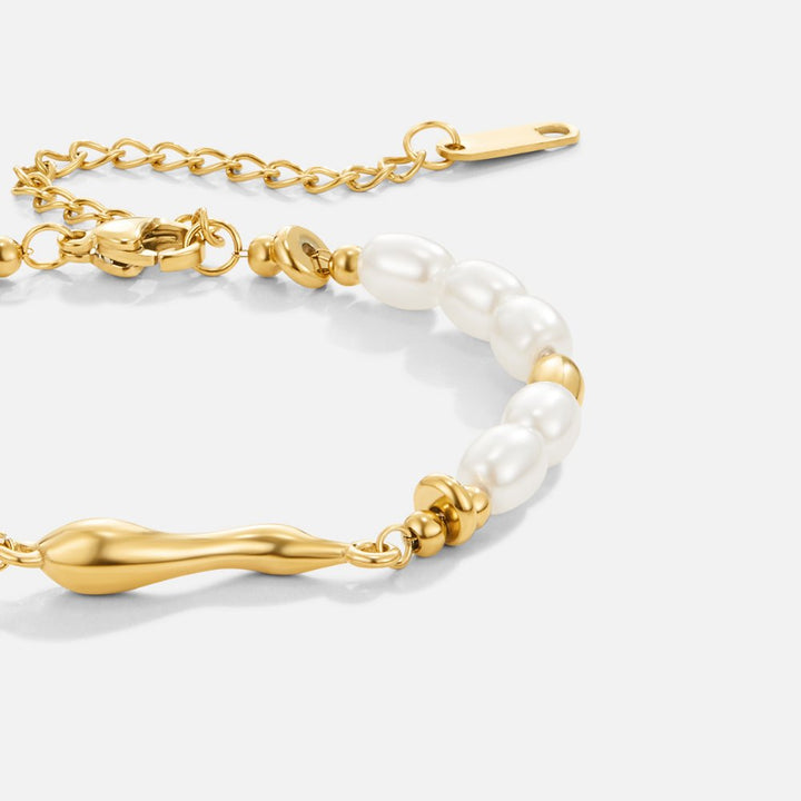 Bracelet en perles d'eau douce Lov