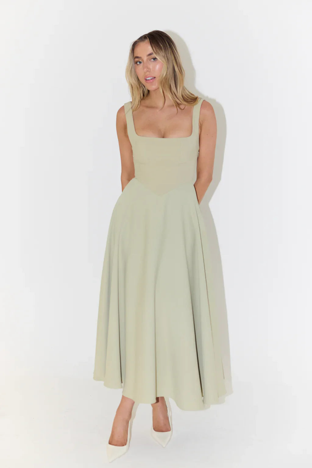 Laëtitia | Robe Midi Carrée