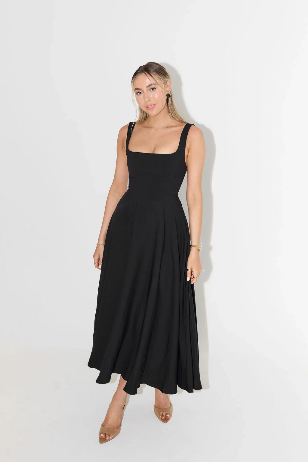 Laëtitia | Robe Midi Carrée