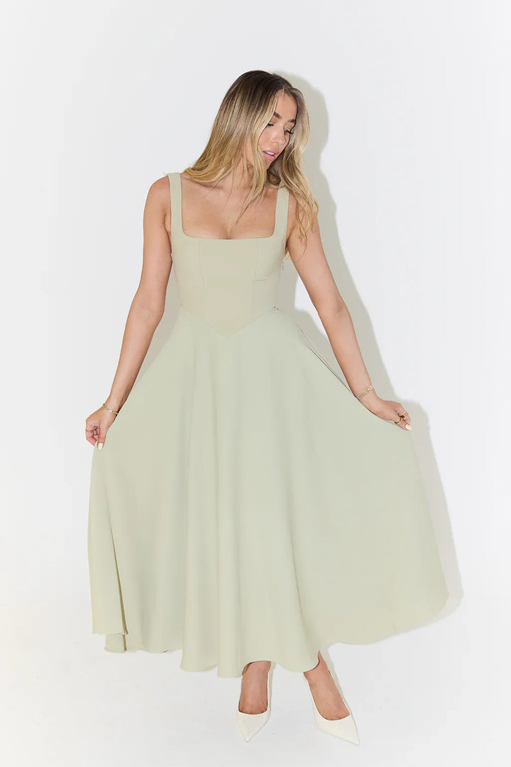 Laëtitia | Robe Midi Carrée