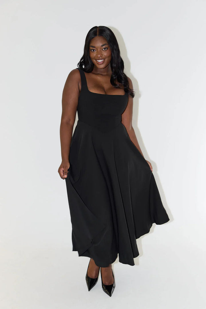 Laëtitia | Robe Midi Carrée