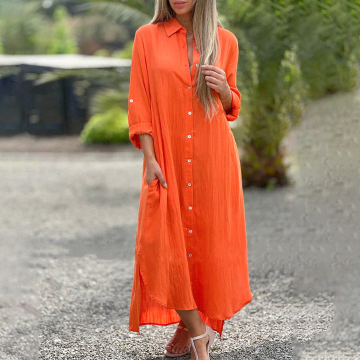 Patrice | Robe d'Été Élégante à Encolure V