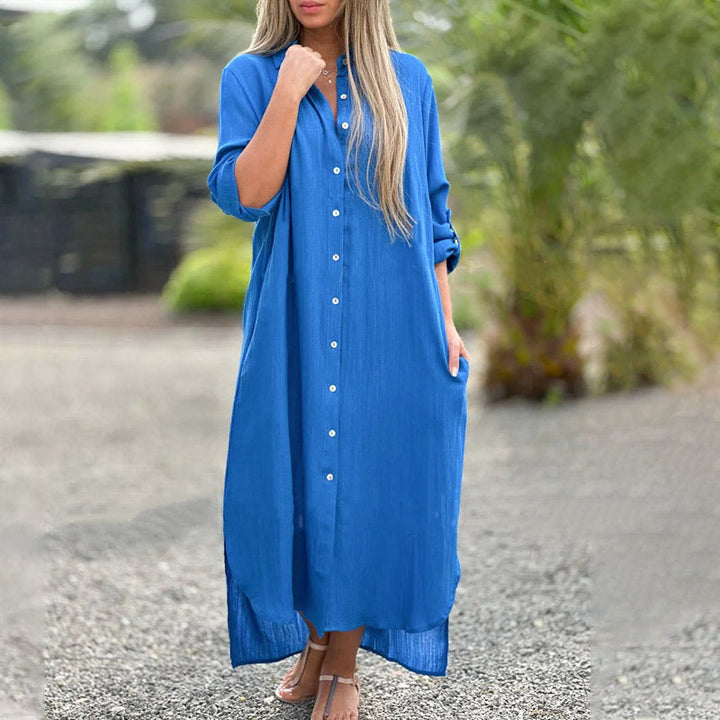 Patrice | Robe d'Été Élégante à Encolure V