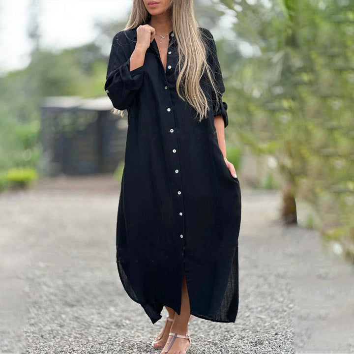 Patrice | Robe d'Été Élégante à Encolure V