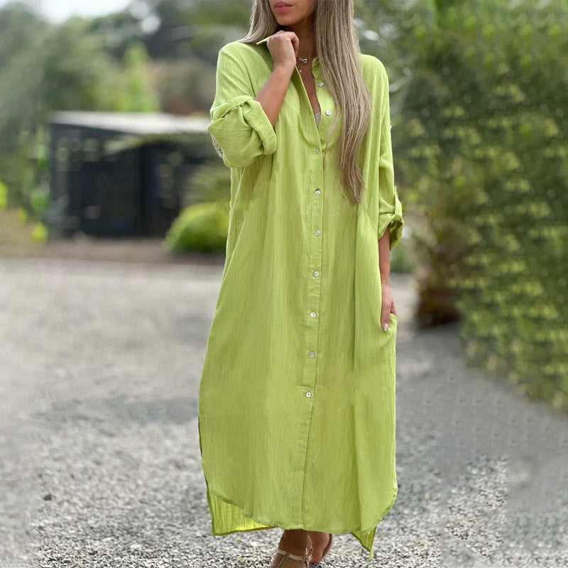 Patrice | Robe d'Été Élégante à Encolure V