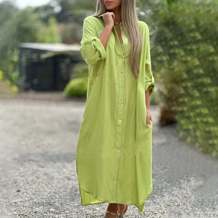 Patrice | Robe d'Été Élégante à Encolure V