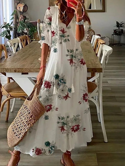 Colette - Robe Bohème Fluide