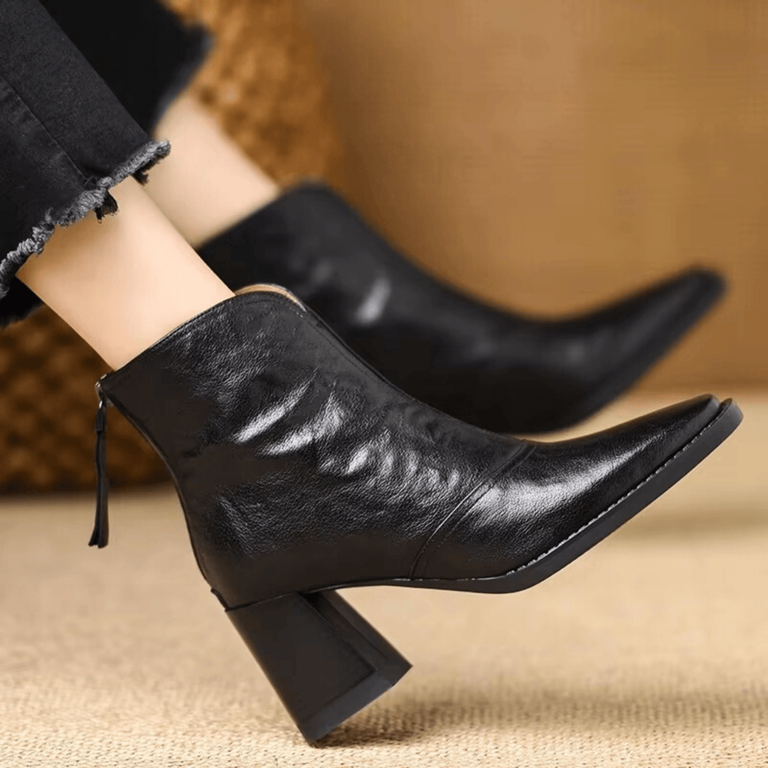 Malory | Bottines de Luxe à Talon Moyen