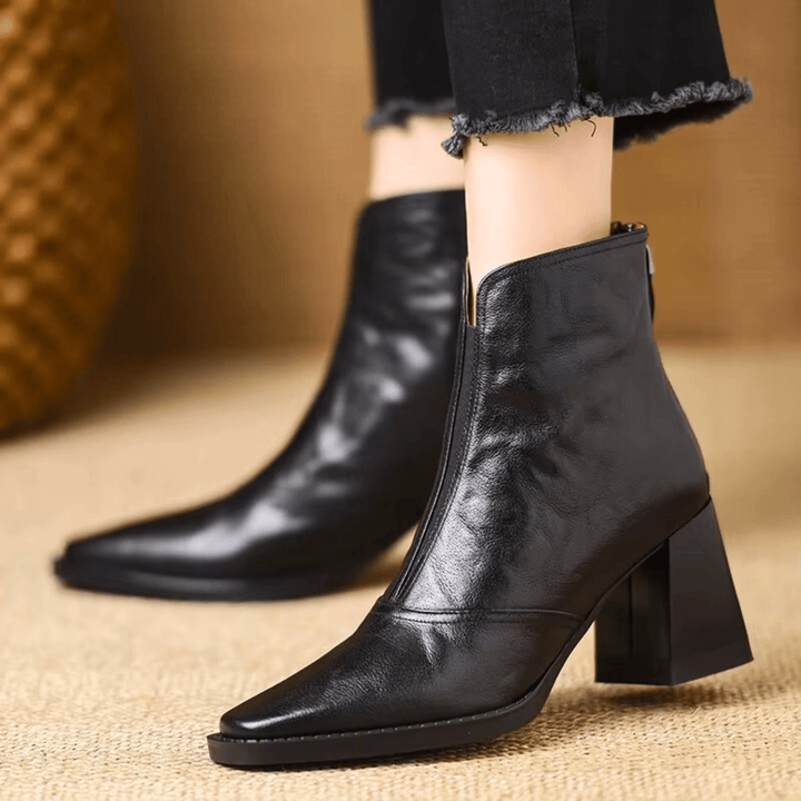 Malory | Bottines de Luxe à Talon Moyen