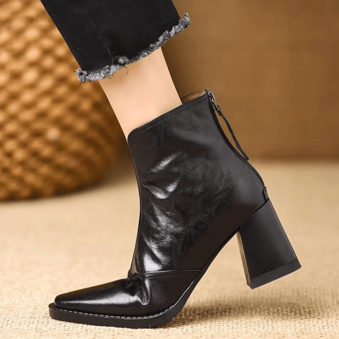 Malory | Bottines de Luxe à Talon Moyen