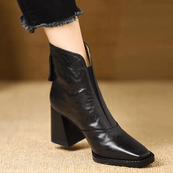 Malory | Bottines de Luxe à Talon Moyen