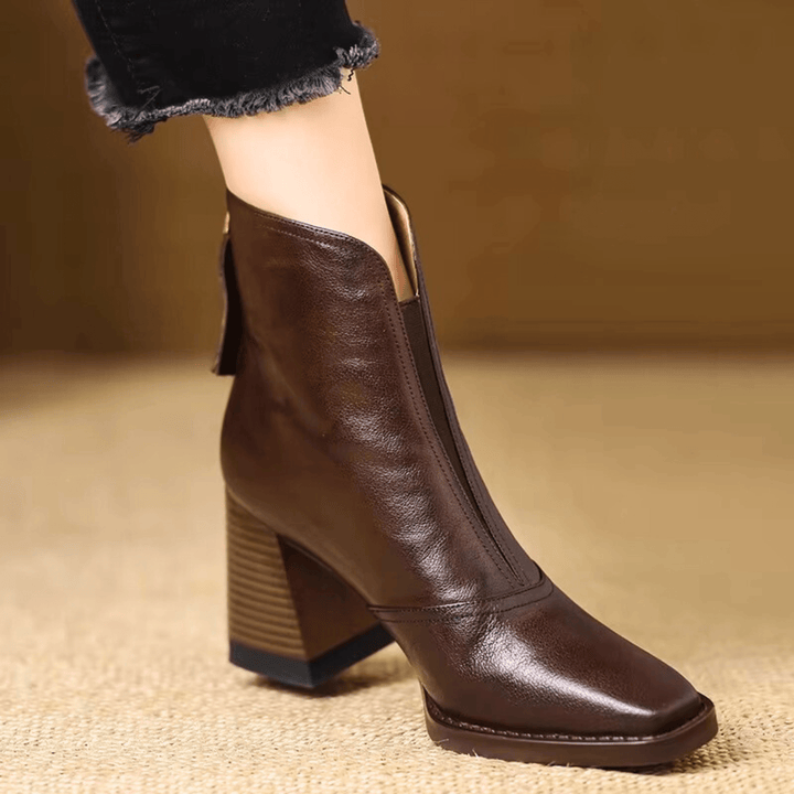 Malory | Bottines de Luxe à Talon Moyen